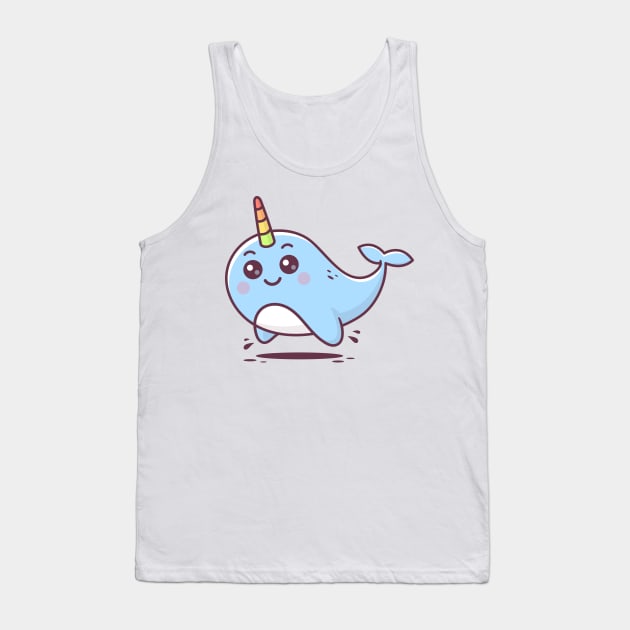 Narwhal Tank Top by zoljo